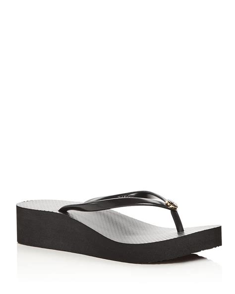 tory burch flip flops platform.